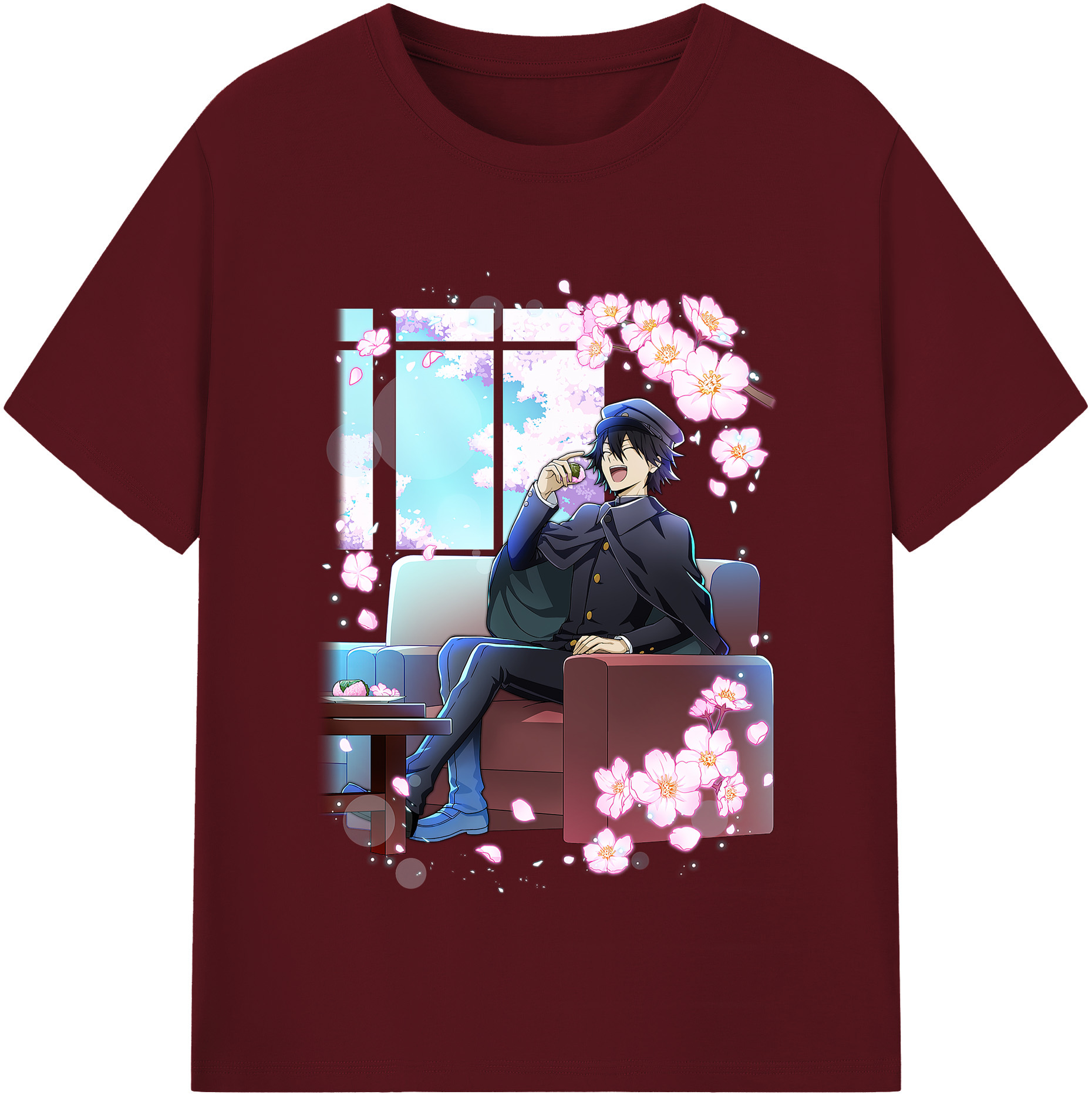 （画像用） 文豪ストレイドッグス Bungo Stray Dogs 綿100％半袖Tシャツ（フロントプリント）
